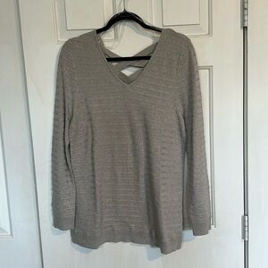 Love Elle Grey Long Sleeve Top XL